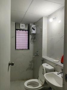 Common Bathroom Image of 611 Sq.ft 1 BHK Apartment / Flat for rent in Runwal Gardens Phase 2 Bldg No 13 17, Dombivli East Thane for Rs. 12500
