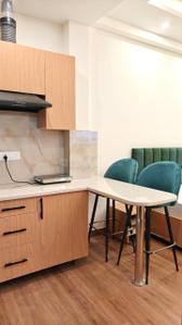 Kitchen Image of 1500 Sq.ft 1 RK Builder Floor for rent in Sector 41 Gurgaon for Rs. 26000
