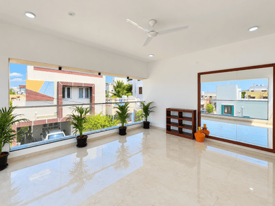 Balcony Image of 2650 Sq.ft 3 BHK Independent House for sale in Cheran Ma Nagar Coimbatore for Rs. 19000002