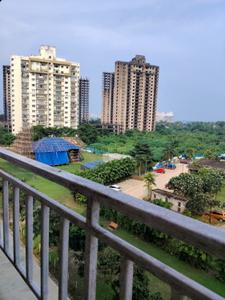 Balcony Image of 2200 Sq.ft 3 BHK Apartment / Flat for rent in Unitech Uniworld City, New Town Kolkata for Rs. 46000