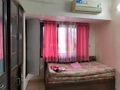 Bedroom Image of 1200 Sq.ft 2 BHK Apartment / Flat for rent in Sagar Darshan Towers, Nerul Navi Mumbai for Rs. 75000