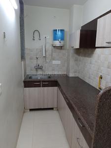Kitchen Image of 500 Sq.ft 1 BHK Builder Floor for rent in Malviya Nagar Jaipur for Rs. 20000