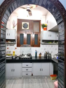 Kitchen Image of 1800 Sq.ft 3 BHK Builder Floor for sale in Tri Nagar New Delhi for Rs. 18000000