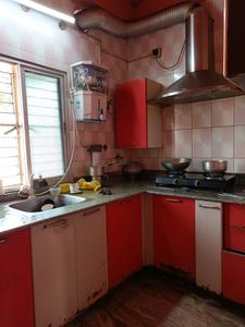 Kitchen Image of 970 Sq.ft 3 BHK Apartment / Flat for sale in Paschim Putiary Kolkata for Rs. 3200000