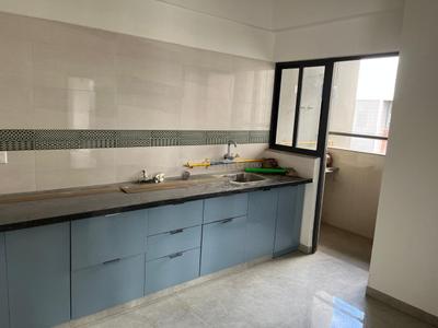 Kitchen Image of 1700 Sq.ft 3 BHK Apartment / Flat for rent in Vishwanath Maher Select, Shela Ahmedabad for Rs. 30000