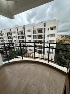 Balcony Image of 1800 Sq.ft 3 BHK Apartment / Flat for rent in Shanders Alta Vista, Electronic City Bengaluru for Rs. 37000