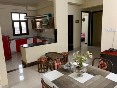 Hall Image of 1750 Sq.ft 3 BHK Apartment / Flat for rent in Aarohan Crystel Link Apartment, Amausi Lucknow for Rs. 38000