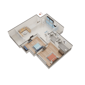 Image of 924 Sq.ft 2 BHK Apartment / Flat for sale in GD 18 Magnitude, Punawale, Pune for Rs. 5300000