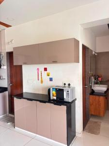 Kitchen Image of 1180 Sq.ft 3 BHK Apartment / Flat for rent in Calisto Orchid Calisto, Sama Savli Vadodara for Rs. 30000