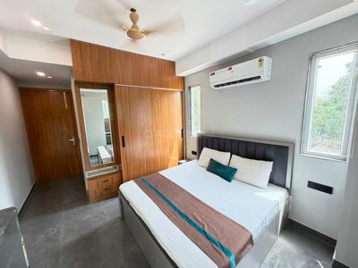 Bedroom Image of 600 Sq.ft 1 RK Builder Floor for rent in Sector 46 Gurgaon for Rs. 23000