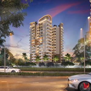 Image of 1750 Sq.ft 3 BHK Apartment / Flat for sale in Skyline Elevate, Utrathiya, Zirakpur for Rs. 12500000