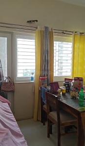 Bedroom Image of 1248 Sq.ft 2 BHK Apartment / Flat for rent in Unitech Uniworld City, New Town Kolkata for Rs. 40000