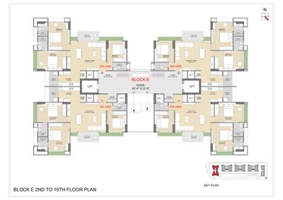 Image of 2475 Sq.ft 3 BHK Apartment / Flat for sale in Laxmi Azzaro, Gota, Ahmedabad for Rs. 12925000