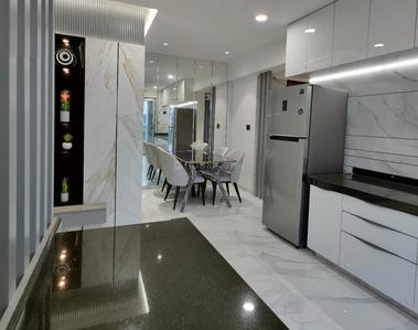 Kitchen Image of 1307 Sq.ft 2 BHK Apartment / Flat for sale in Pal Surat for Rs. 5600000