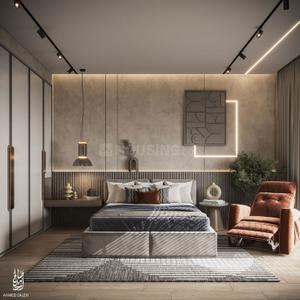 Bedroom Image of 2300 Sq.ft 3 BHK Apartment / Flat for rent in Bestech Park View Residences, Sector 66 Mohali for Rs. 35000