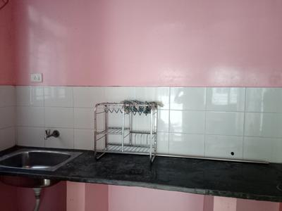 Kitchen Image of 420 Sq.ft 1 BHK Apartment / Flat for rent in Shapoorji Pallonji Houshing Complex, Rajarhat Kolkata for Rs. 12000