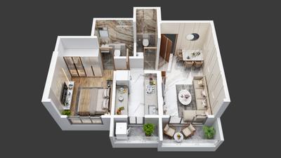 Image of 743 Sq.ft 1 BHK Apartment / Flat for sale in Sukruth Avadh, Bhiwandi, Thane for Rs. 3800000