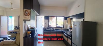 Kitchen Image of 1050 Sq.ft 3 BHK Apartment / Flat for sale in Gotri Vadodara for Rs. 5800000