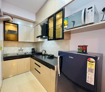 Kitchen Image of 1125 Sq.ft 3 BHK Apartment / Flat for sale in Aditya City Apartments Phase 2, Wave City Ghaziabad for Rs. 7700000