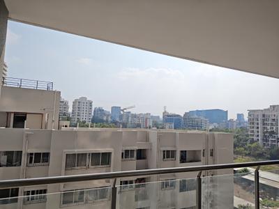 Balcony Image of 950 Sq.ft 2 BHK Apartment / Flat for rent in Gagan Klara, Balewadi Pune for Rs. 38000