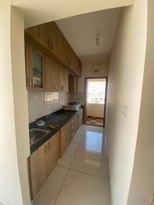 Kitchen Image of 950 Sq.ft 1 BHK Builder Floor for rent in Domlur Layout Bengaluru for Rs. 45000