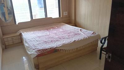 Bedroom Image of 1560 Sq.ft 3 BHK Apartment / Flat for rent in Hariom Heritage, Kharghar Navi Mumbai for Rs. 50000
