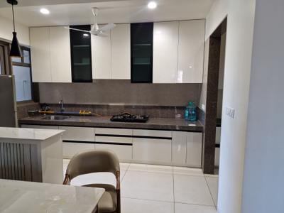 Kitchen Image of 2300 Sq.ft 3 BHK Apartment / Flat for rent in Shivalik Green View, Shantigram Ahmedabad for Rs. 90000