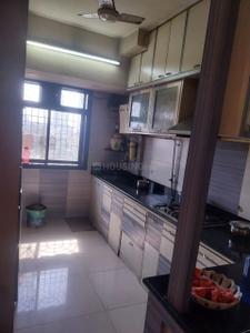 Kitchen Image of 1400 Sq.ft 3 BHK Apartment / Flat for rent in Kopar Khairane Navi Mumbai for Rs. 75000