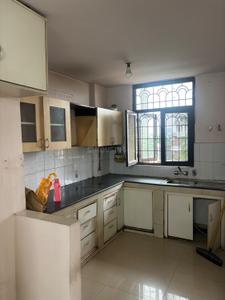 Kitchen Image of 950 Sq.ft 2 BHK Apartment / Flat for rent in Express Garden, Indirapuram Ghaziabad for Rs. 28000