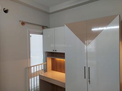 Bedroom Image of 1355 Sq.ft 2.5 BHK Apartment / Flat for rent in L And T Raintree Boulevard, Sahakara Nagar Bengaluru for Rs. 59500