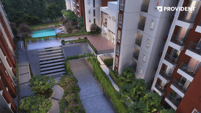 Image of 993 Sq.ft 2 BHK Apartment / Flat for sale in Provident Bayscape, Kelambakkam, Chennai for Rs. 6399000