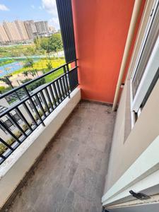Balcony Image of 1320 Sq.ft 3 BHK Apartment / Flat for rent in Ramky One Karnival, Electronic City Bengaluru for Rs. 45000