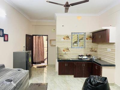 Kitchen Image of 750 Sq.ft 1 BHK Apartment / Flat for rent in My Home Bhooja, Rai Durg Hyderabad for Rs. 10000