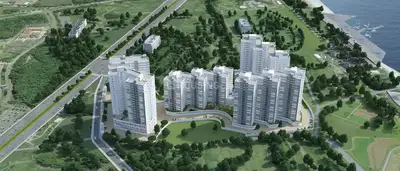 Image of 1250 Sq.ft 3 BHK Apartment / Flat for sale in Godrej Azure, Padur, Chennai for Rs. 11000000