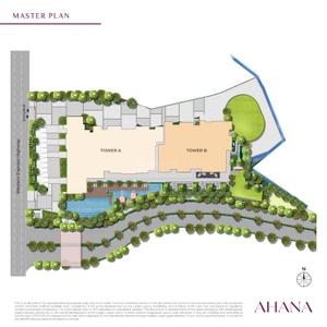 Image of 1200 Sq.ft 3 BHK Apartment / Flat for sale in L And T Ahana Tower A, Malad East, Mumbai for Rs. 40900000