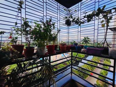 Balcony Image of 1400 Sq.ft 3 BHK Apartment / Flat for sale in Rajwada Heights, Narendrapur Kolkata for Rs. 8000000