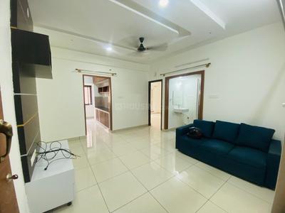 Hall Image of 1200 Sq.ft 2 BHK Builder Floor for rent in Murugeshpalya Bengaluru for Rs. 46000