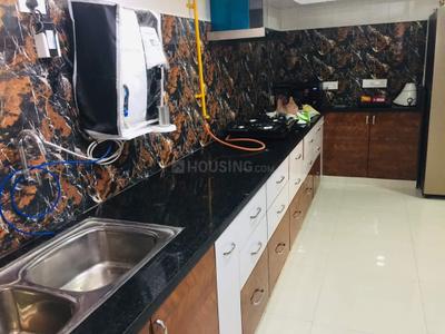 Kitchen Image of 1600 Sq.ft 3 BHK Apartment / Flat for sale in Thaltej Ahmedabad for Rs. 9000000