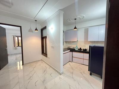 Kitchen Image of 520 Sq.ft 1 BHK Builder Floor for rent in Saket New Delhi for Rs. 12220