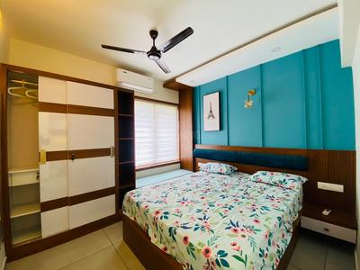 Bedroom Image of 1100 Sq.ft 2.5 BHK Apartment / Flat for rent in Pantheeramkavu Kozhikode for Rs. 40000