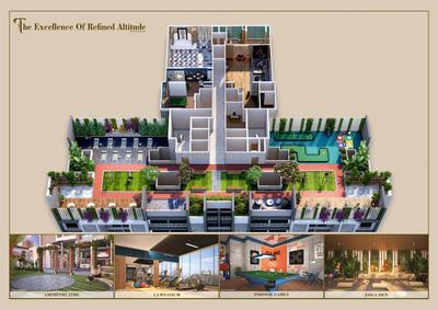 Image of 912 Sq.ft 2 BHK Apartment / Flat for sale in Landmark Aristo, Kalyan East, Kalyan for Rs. 6000000