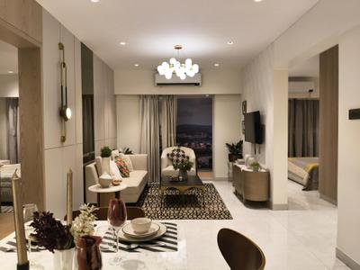 Living Room Image of 1051 Sq.ft 2 BHK Apartment / Flat for rent in Neelam Solstice, Ramabai Ambedkar Nagar Mumbai for Rs. 72000