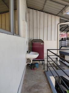 Balcony Image of 750 Sq.ft 1 BHK Independent House for rent in Sasthamangalam Thiruvananthapuram for Rs. 20000