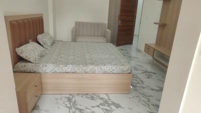 Bedroom Image of 1500 Sq.ft 1 RK Builder Floor for rent in Sector 46 Gurgaon for Rs. 30000