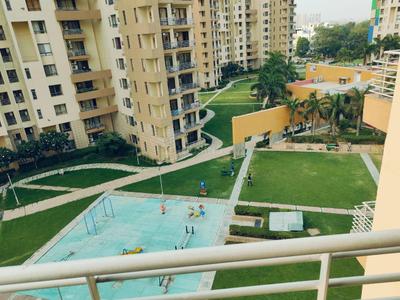 Balcony Image of 1600 Sq.ft 3 BHK Apartment / Flat for rent in Unitech Fresco, Sector 50 Gurgaon for Rs. 75000