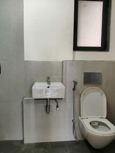 Common Bathroom Image of 650 Sq.ft 2 BHK Apartment / Flat for sale in Ashar Axis, Thane West Thane for Rs. 14500000