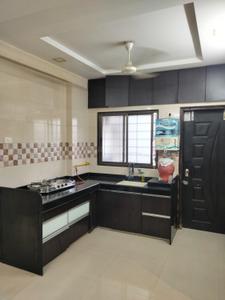 Kitchen Image of 1280 Sq.ft 2 BHK Apartment / Flat for rent in Adajan Surat for Rs. 25000
