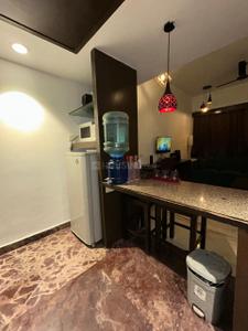 Kitchen Image of 671 Sq.ft 1 RK Studio for rent in Indirapuram Ghaziabad for Rs. 24500