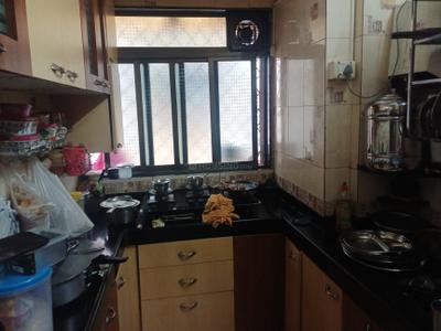 Kitchen Image of 650 Sq.ft 1 BHK Apartment / Flat for sale in Nerul Navi Mumbai for Rs. 6500000