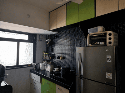 Image of 650 Sq.ft 1 BHK Apartment / Flat for rent in Kopar Khairane, Navi Mumbai for Rs. 37000